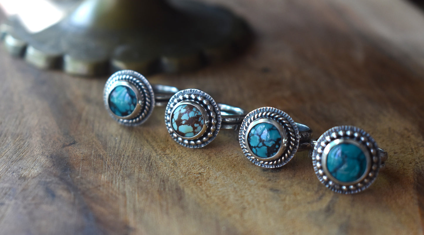 Sunbeam Yungai Turquoise Rings