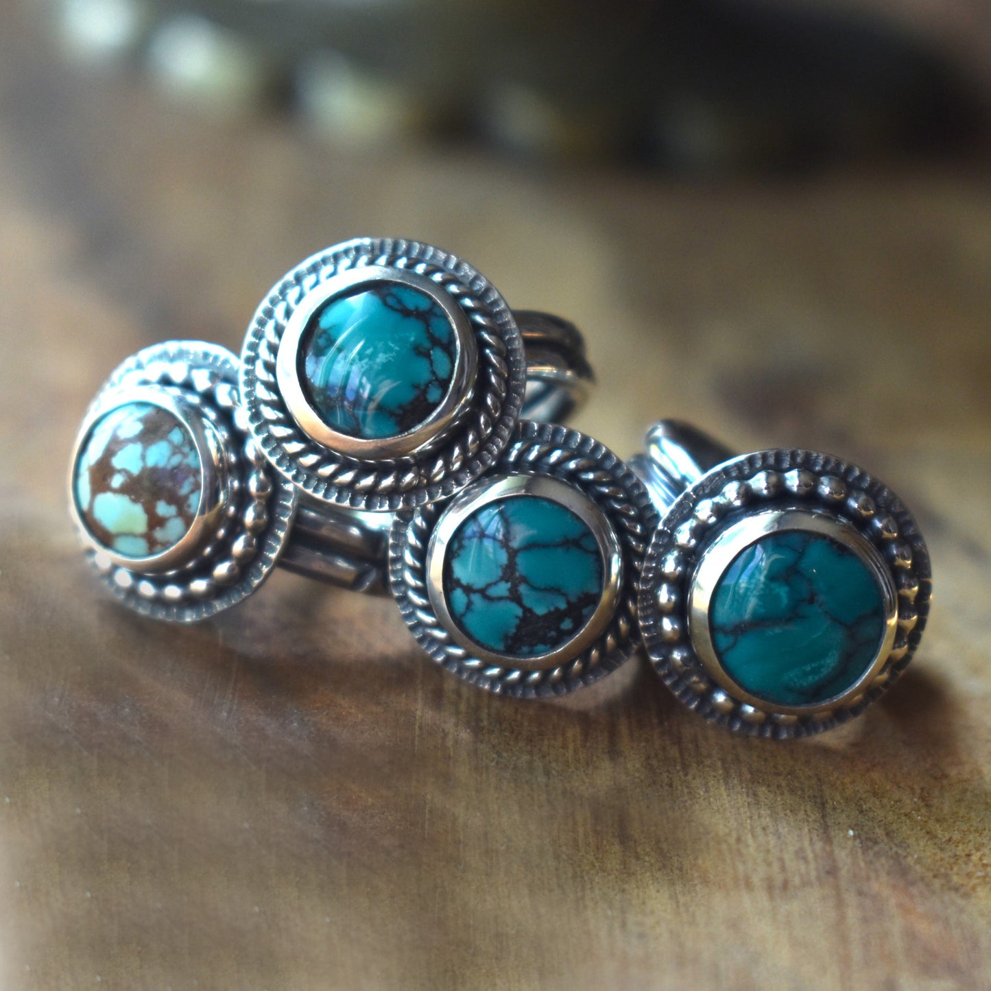 Sunbeam Yungai Turquoise Rings