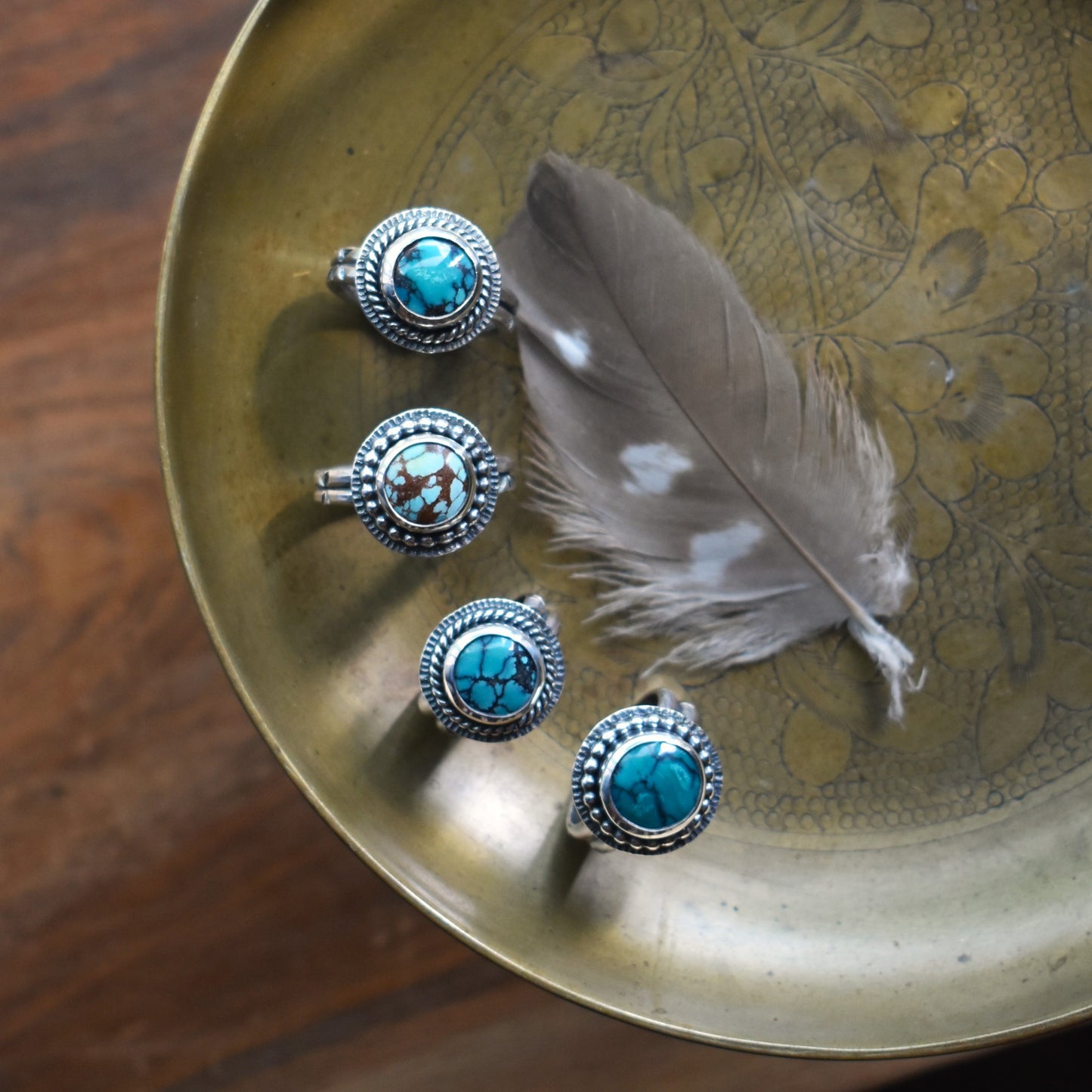 Sunbeam Yungai Turquoise Rings