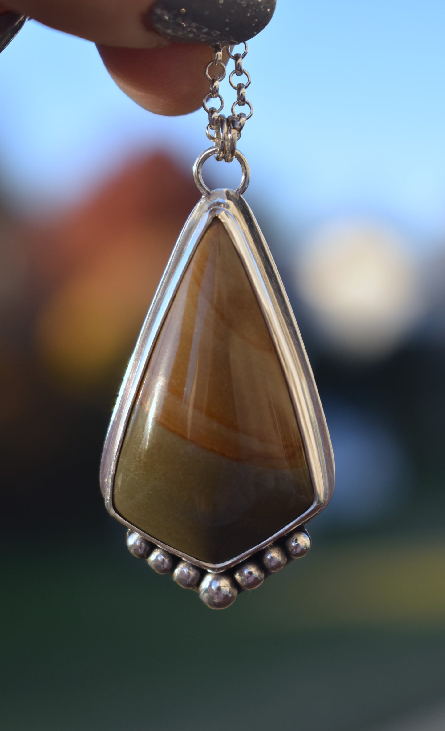 Cripple Creek Picture Jasper Necklace