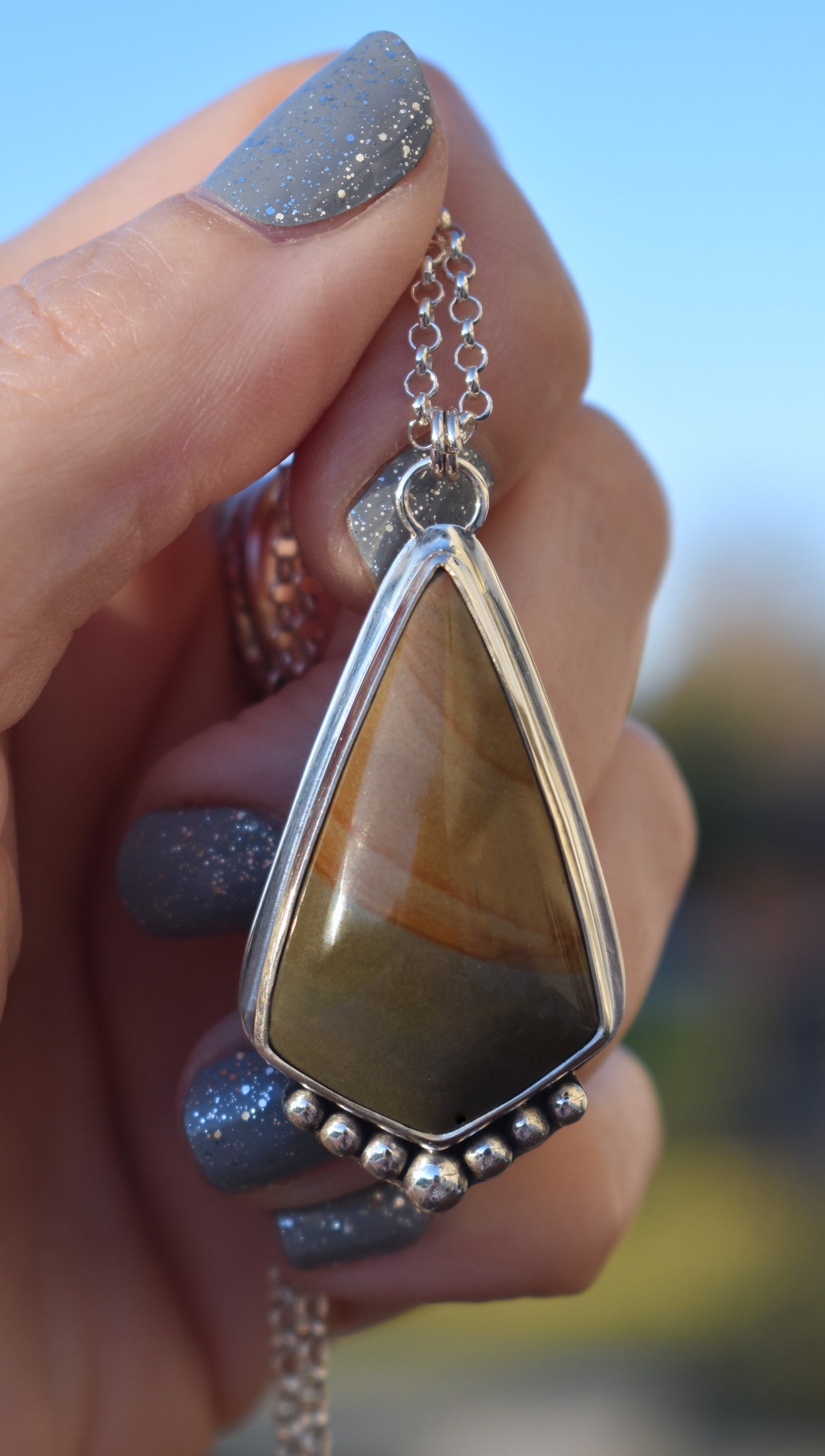 Cripple Creek Picture Jasper Necklace