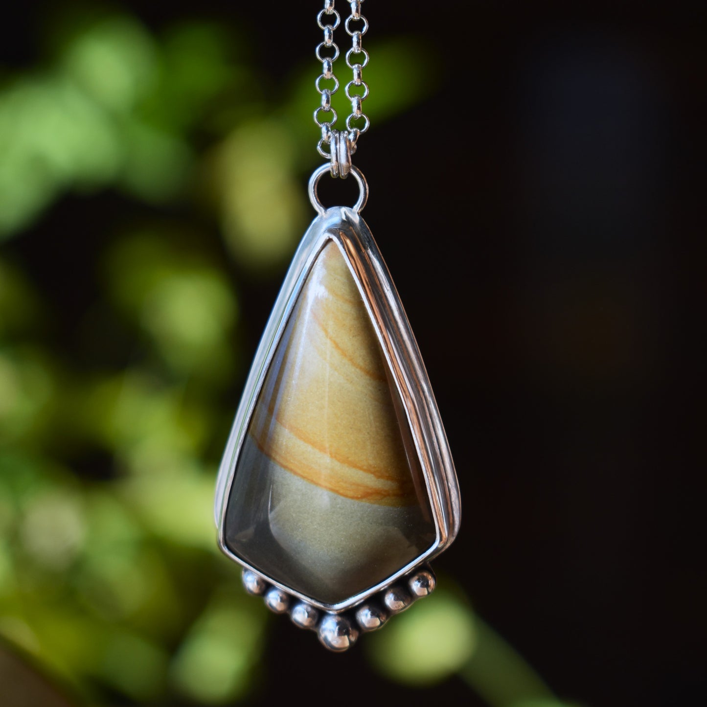 Cripple Creek Picture Jasper Necklace
