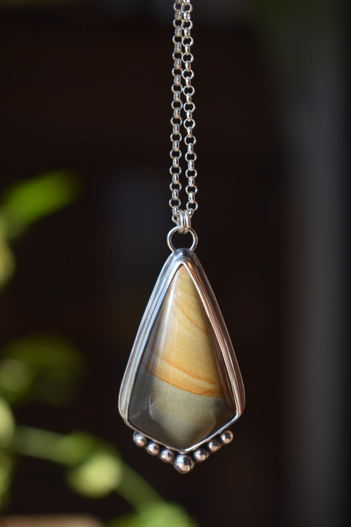 Cripple Creek Picture Jasper Necklace