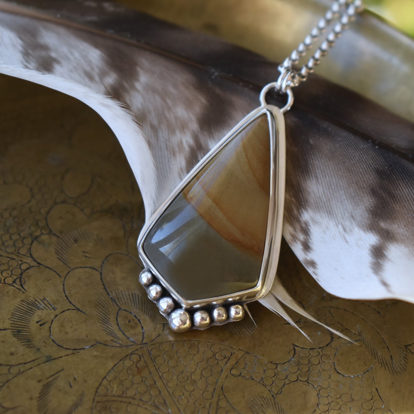 Cripple Creek Picture Jasper Necklace