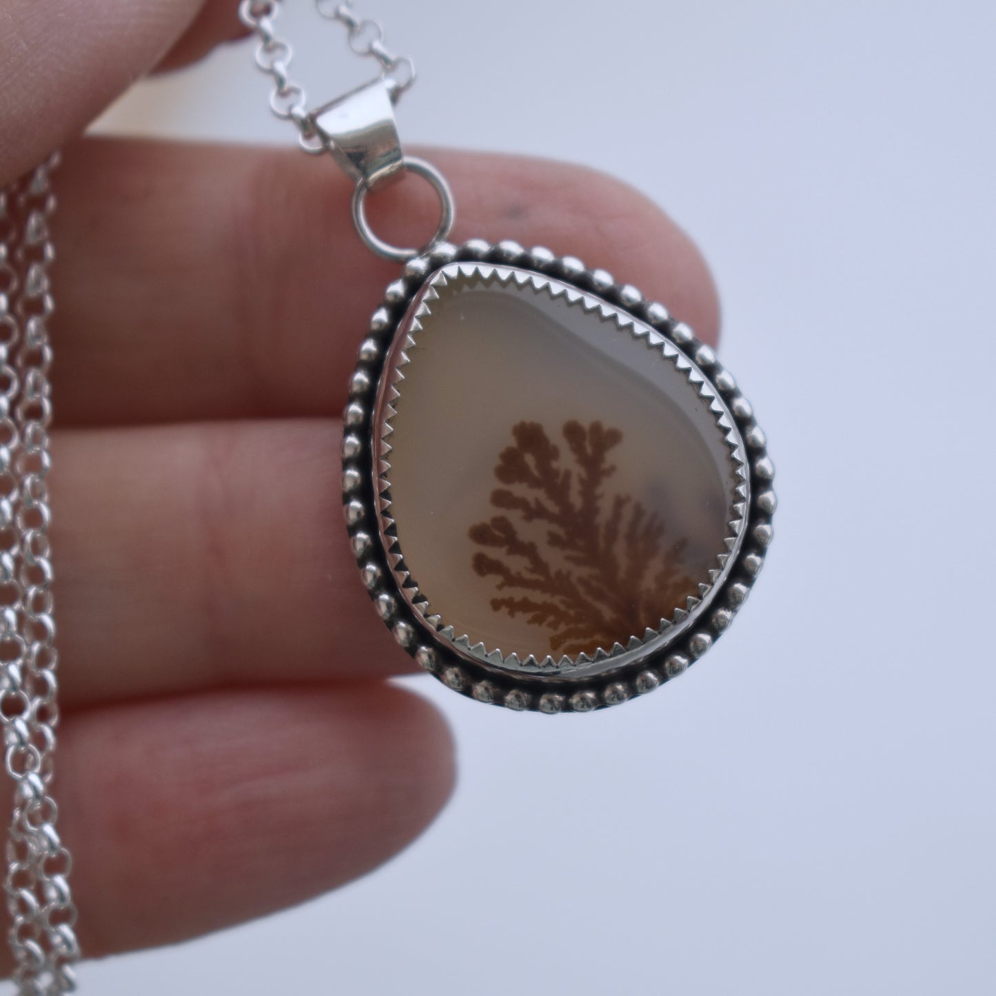 Dendritic Agate Necklace