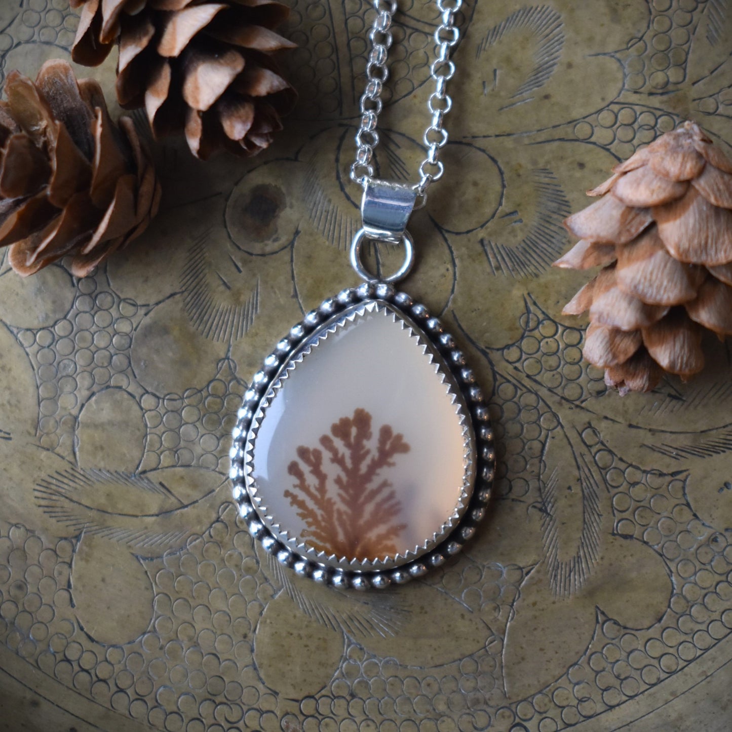 Dendritic Agate Necklace