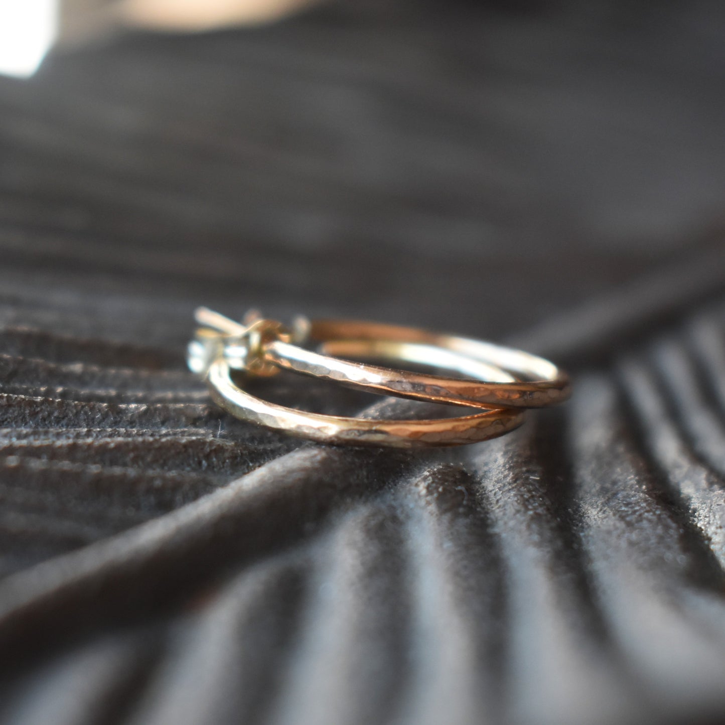 Gold-filled 3/4" Hoops