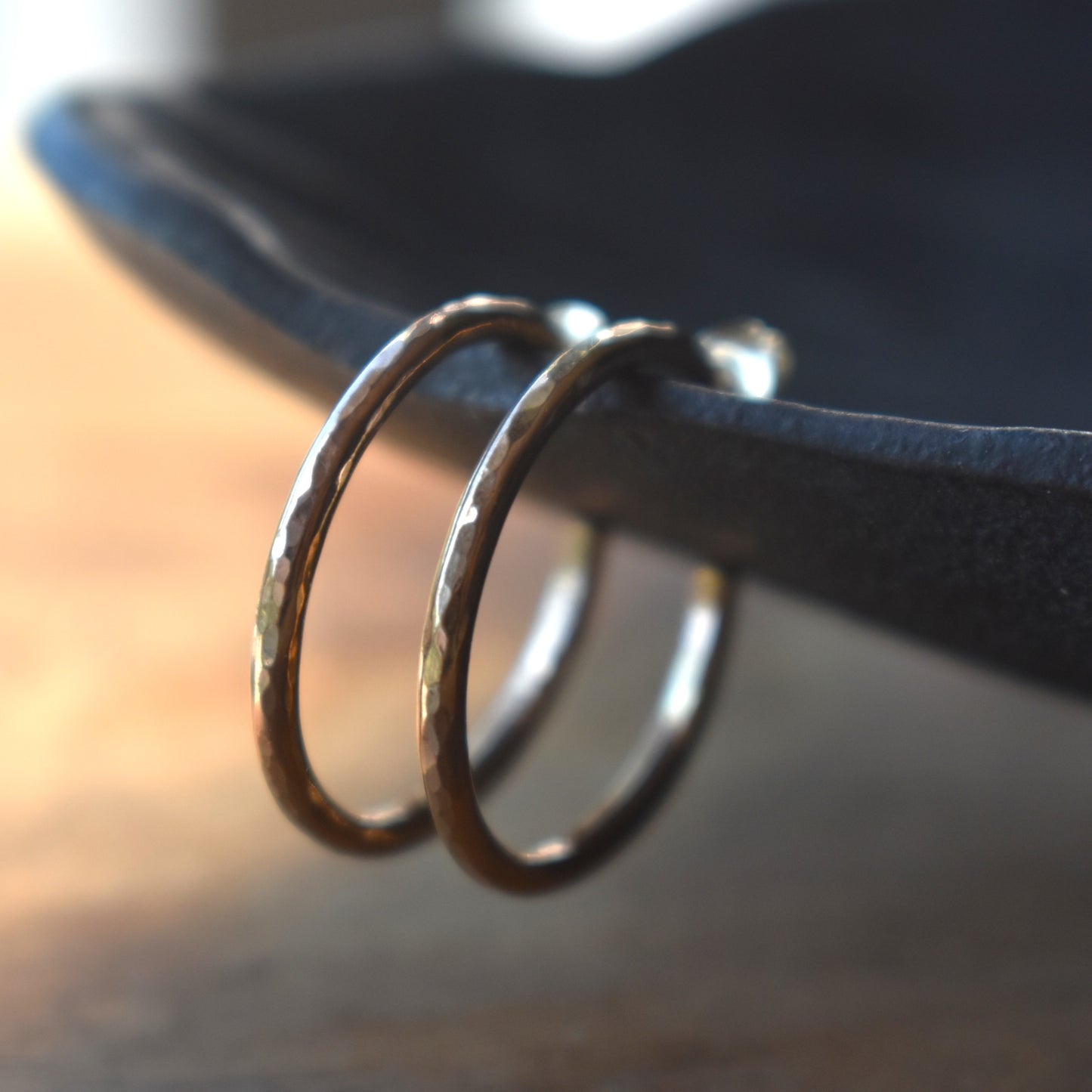 Gold-filled 3/4" Hoops