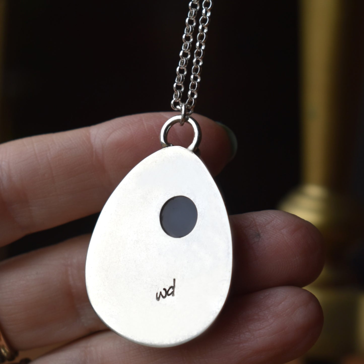 Dendritic Agate Necklace - Moonfire