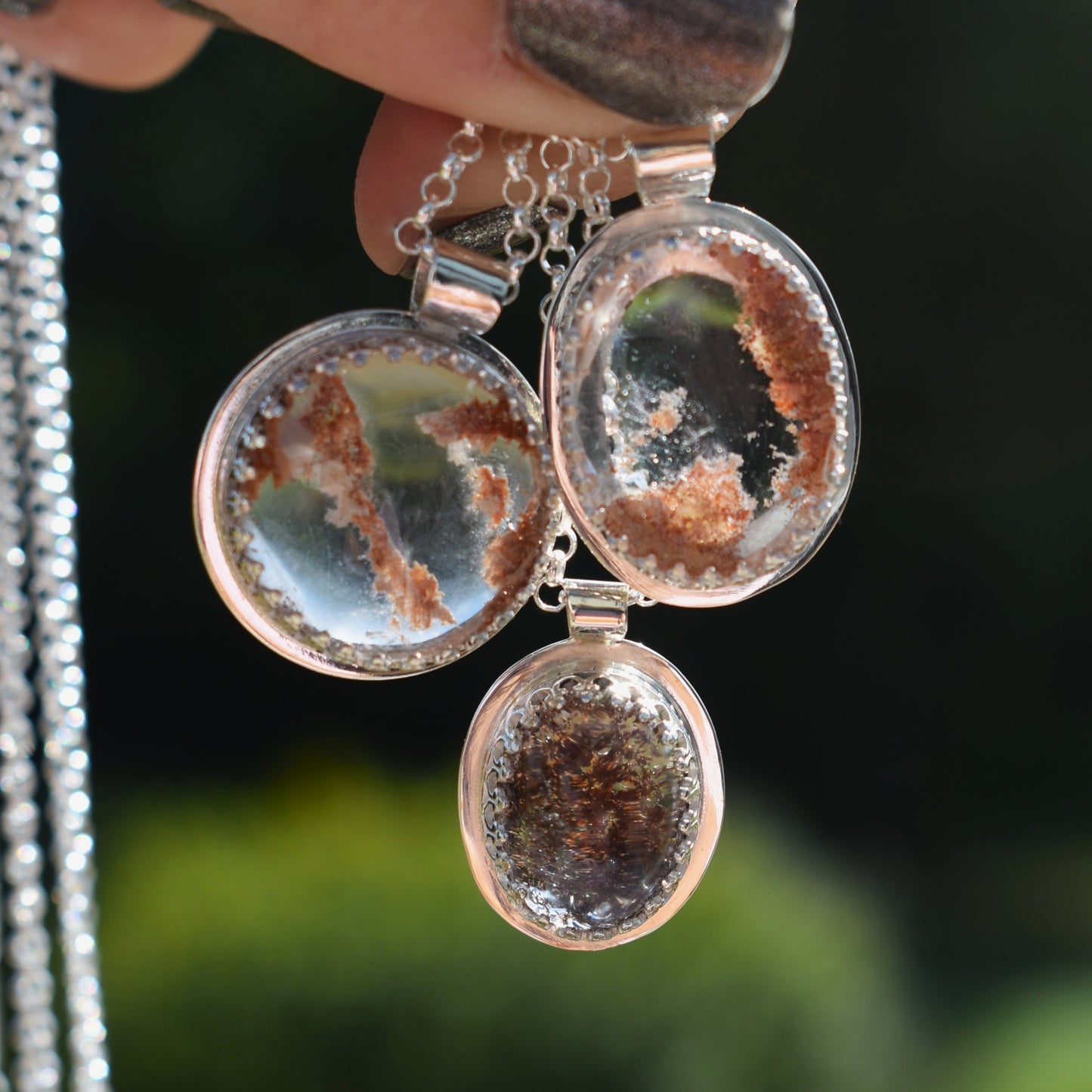 Garden Quartz Crystal Necklaces