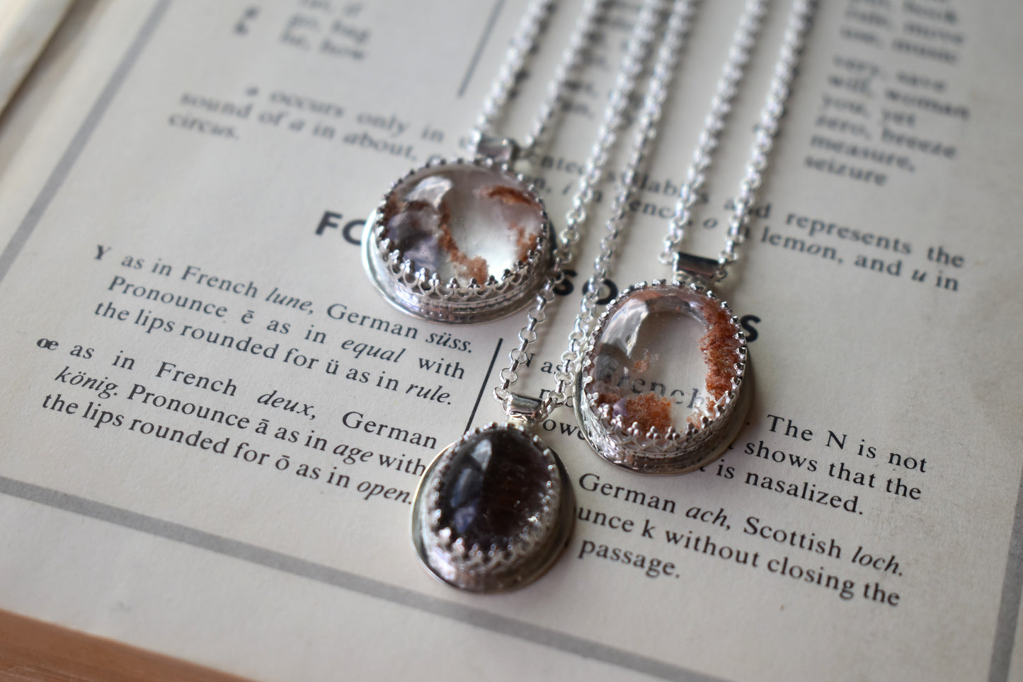 Garden Quartz Crystal Necklaces