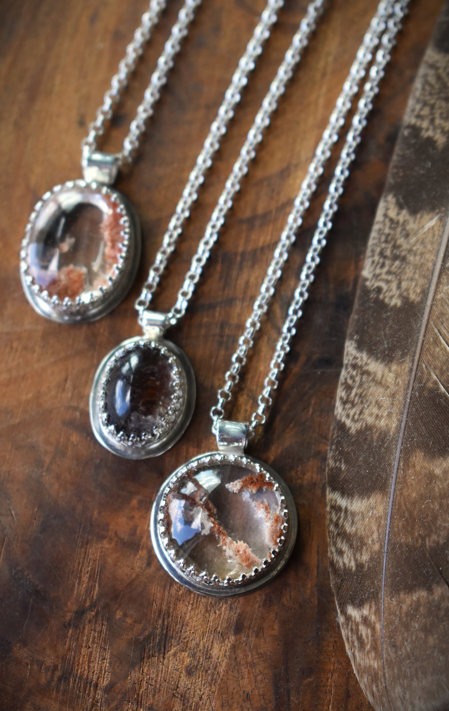 Garden Quartz Crystal Necklaces