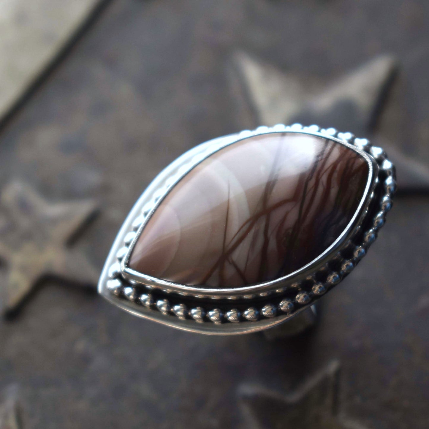Imperial Jasper Ring - size 6.5