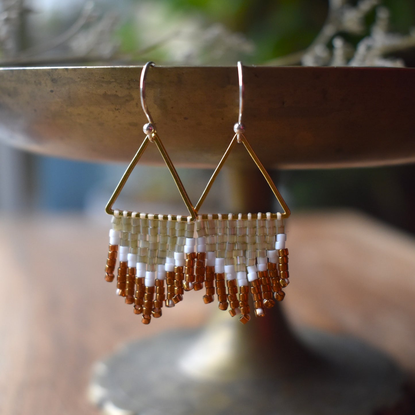 Beaded Fringe Earrings