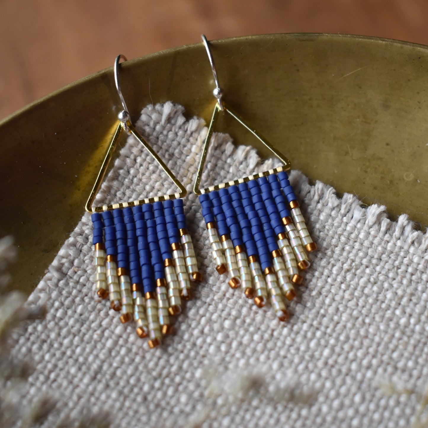 Beaded Fringe Earrings