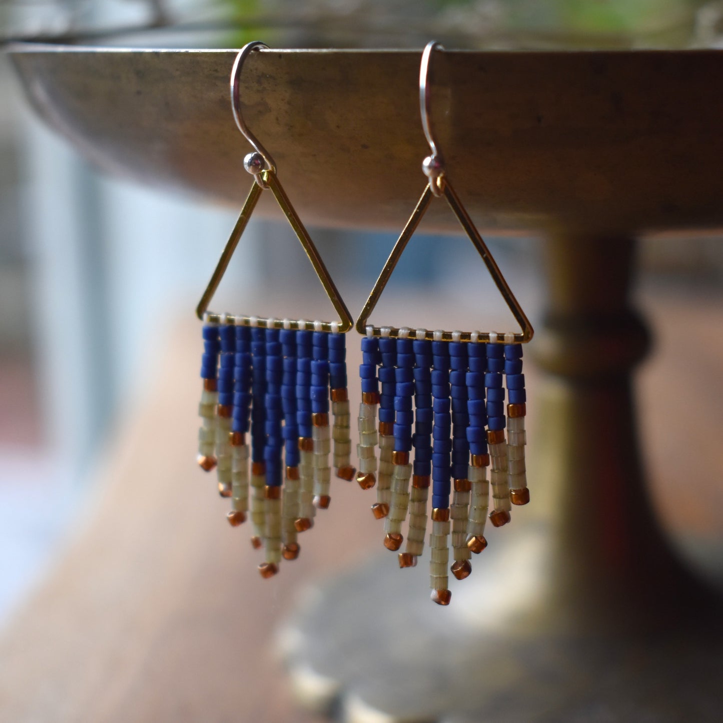 Beaded Fringe Earrings