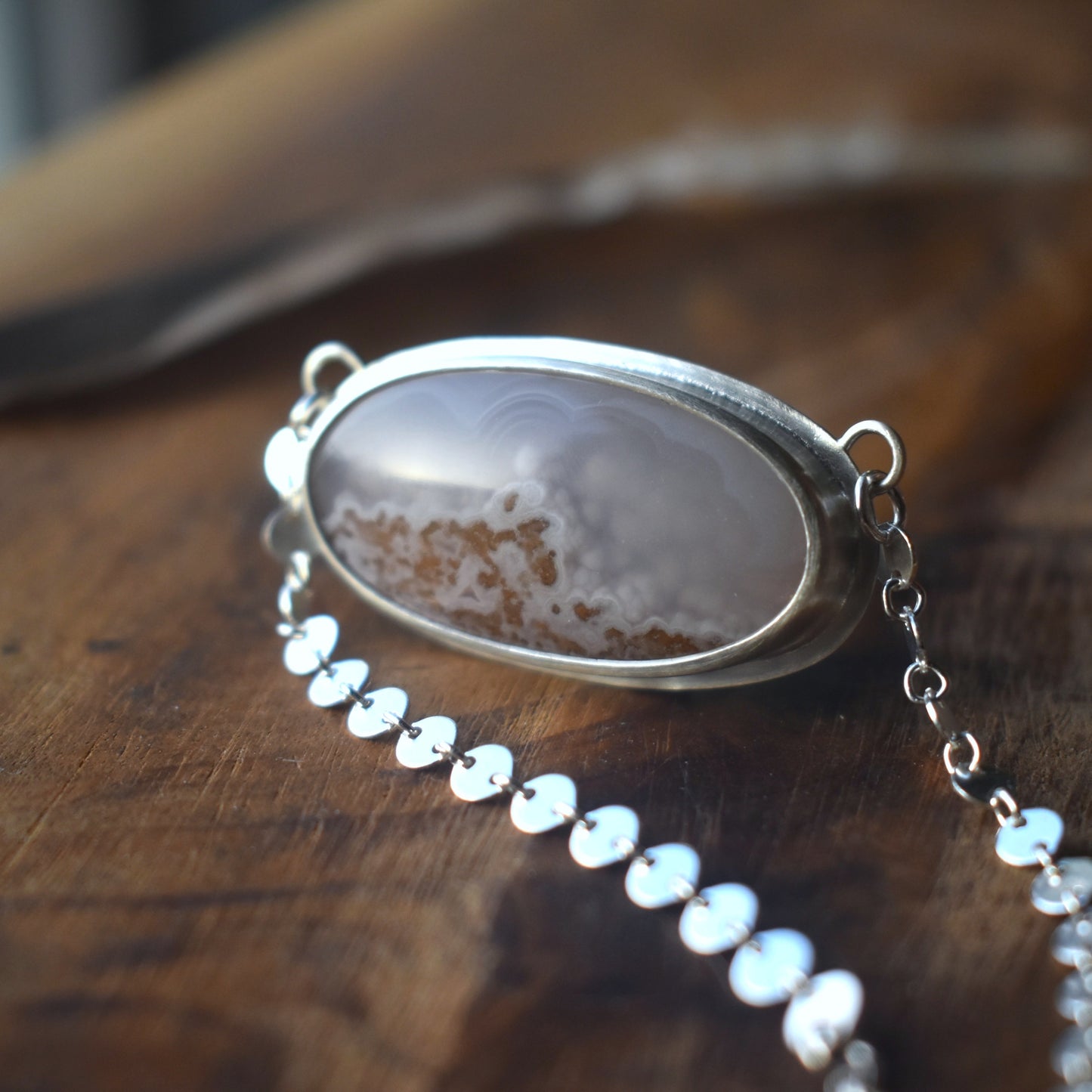 Agua Nueva Agate Necklace