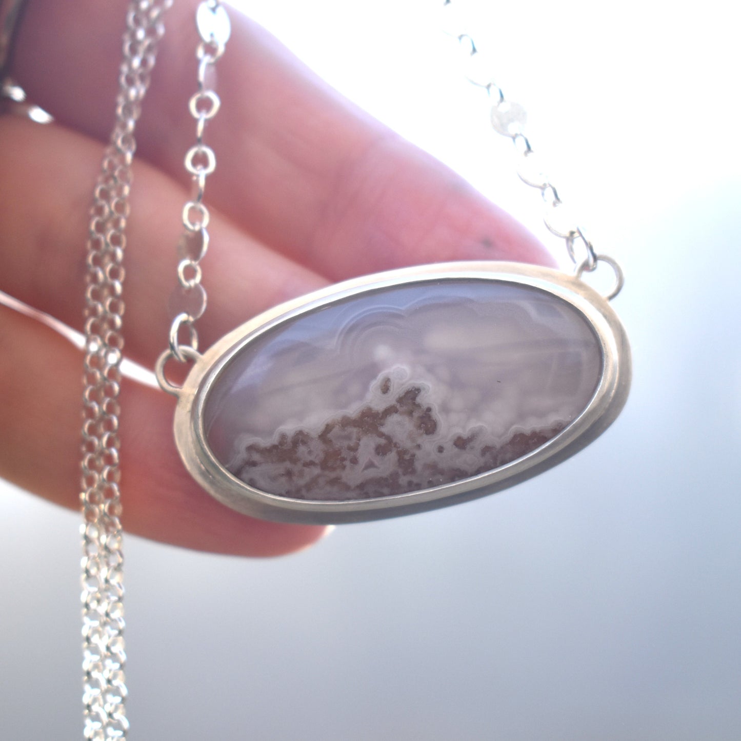 Agua Nueva Agate Necklace