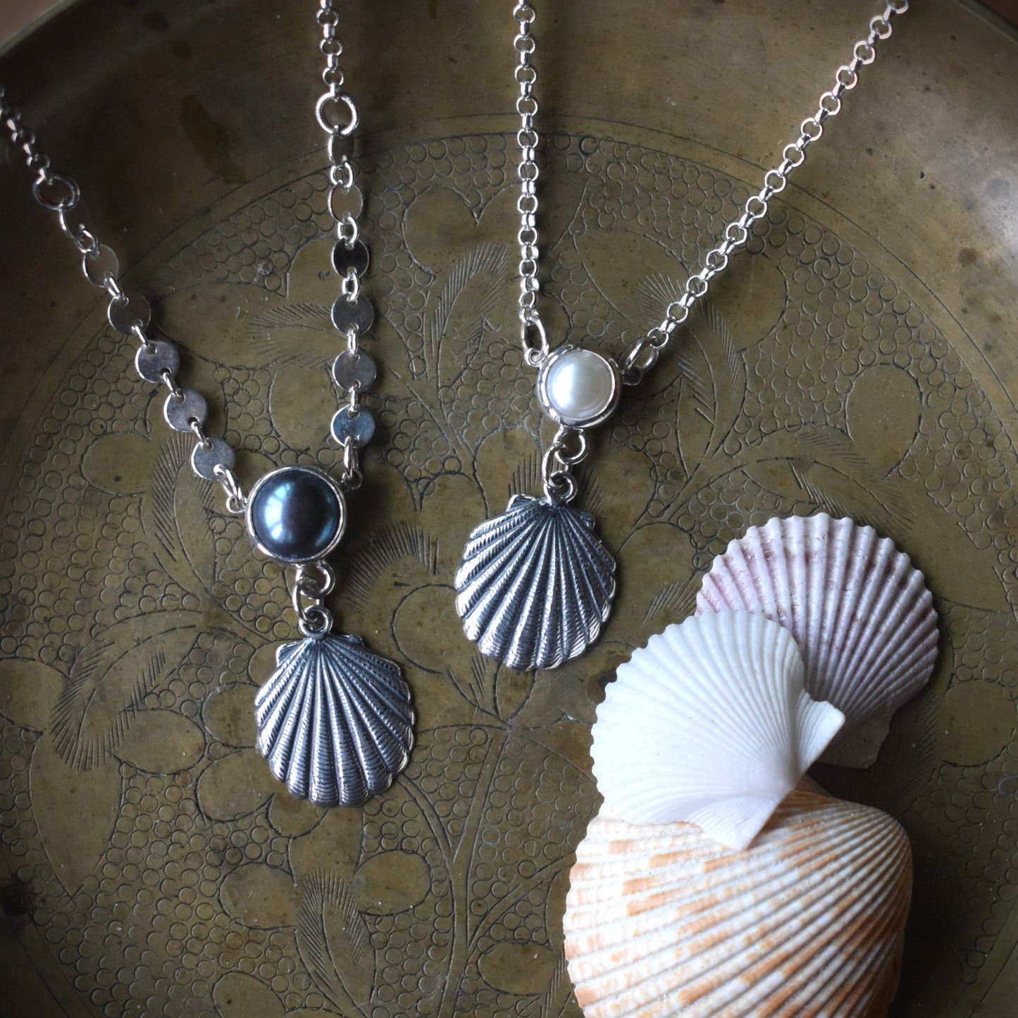 Freshwater Pearl Shell Necklace