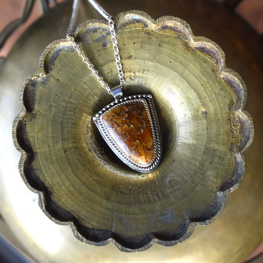 Suture Ammonite Necklace