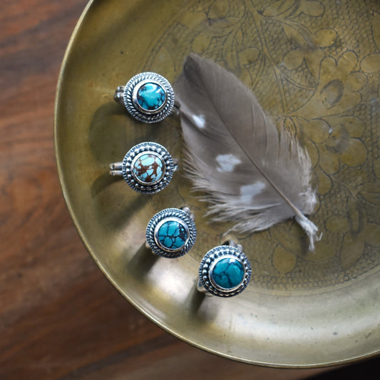 Sunbeam Yungai Turquoise Rings