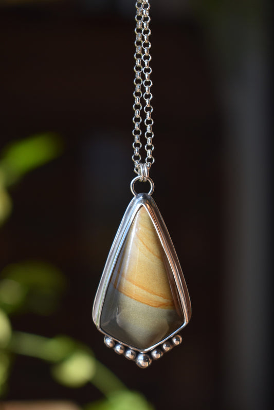 Cripple Creek Picture Jasper Necklace