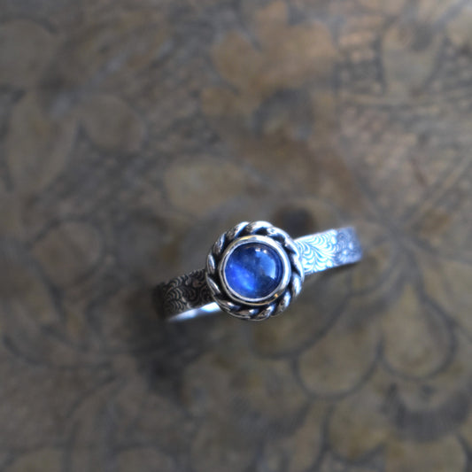 Rainbow Moonstone Ring