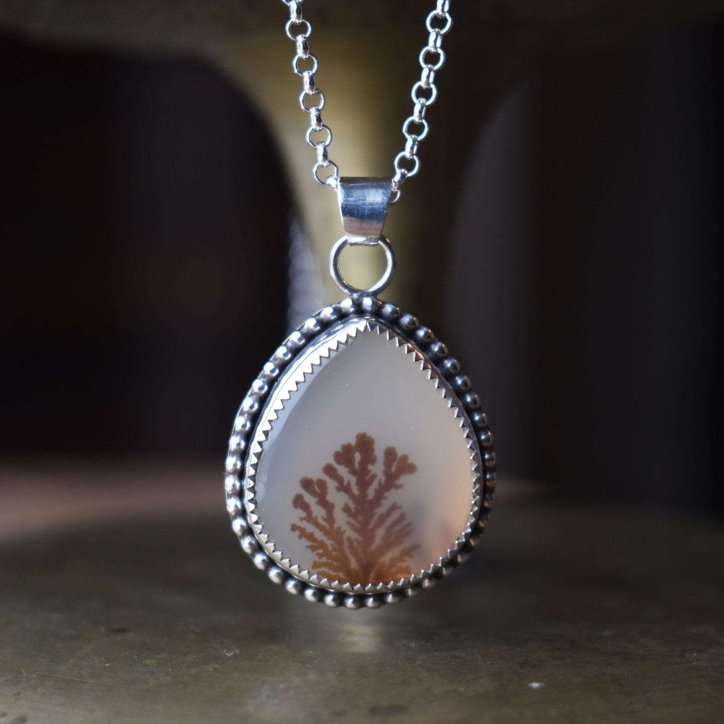 Dendritic Agate Necklace
