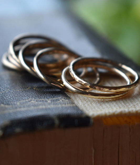 14 Gauge Stacking Rings
