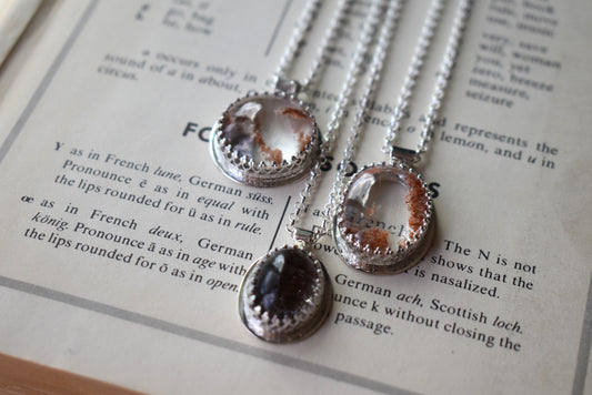 Garden Quartz Crystal Necklaces